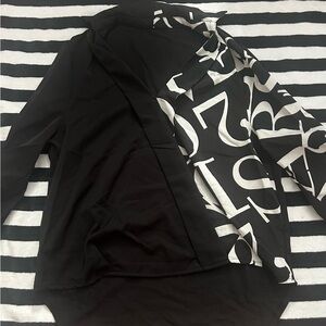 SHEIN Monochrome Striped Jacket